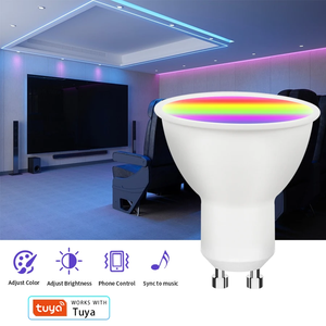 Alexa Googleホーム音声制御Tuya APP調光4W 5 W 5ワット装飾スマートWifi RGBWカラー変更RGB GU10 LED電球 - Product Image 3