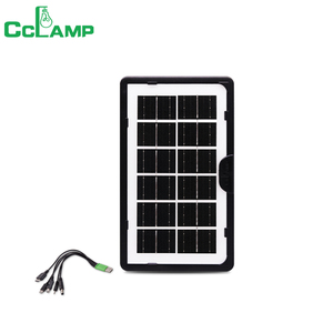 Clamp中国OEM ODM工厂小型太阳能电池板移动充电器太阳能电池板带USB端口 - Product Image 6