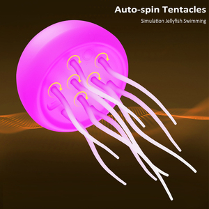 Senya-Pro Năng Động Sứa Đèn Điều Khiển Bằng Giọng Nói Ánh Sáng Ban Đêm Với 9 Nhảy Múa Chân RGB Gradient Có Thể Sạc Lại Bảng Đèn Cho Cạnh Giường Ngủ - Product Image 3