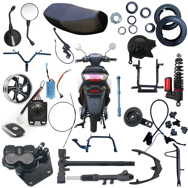 Holesale E-accesorios para motocicleta eléctrica, conjunto de piezas chinas para ciclomotor