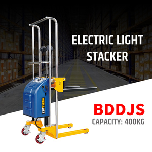 Paletten kraftwerk Mini Semi Electric Paletten stapler neues Modell Electric Load Stacker Semi Electric Stacker mit Plattform - Product Image 2