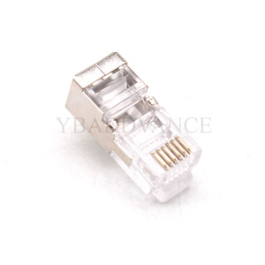 模块化插头长体电话线屏蔽公RJ12 6P6C连接器 - Product Image 6