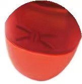 Rojo transparente
