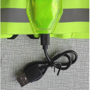 Bike E-scooter <strong>Reflective</strong> Running Vest <strong>Led</strong> Safety Vest <strong>Reflect</strong> <strong>Led</strong> Safety Vest with Lights - Product Image 6