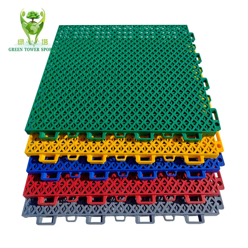 High Quality High Strength PP Plastic Waterproof suspension assembly Interlocking Tiles used for Kindergarten Floor free sample