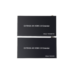 HDMI2.0 4K60エクステンダー70m (HDBT) 、EDID管理付きHDMIKVMエクステンダーは双方向PoEをサポート - Product Image 3