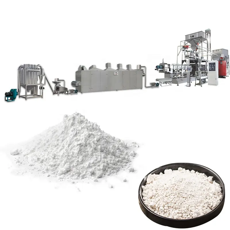 Máquina de fabricación de derivados de almidón industrial línea de producción de almidones modificados para estabilizador