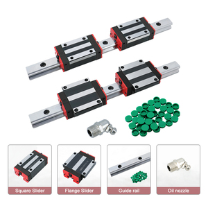 Carga pesada HGR25 CNC Sistema de riel de guía lineal Guías lineales y bloque de riel con cojinete de núcleo HGH25CA HGH25HA - Product Image 4