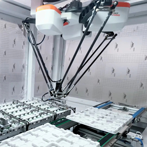 Robot ragno di smistamento veloce parallelo ad alta precisione per il confezionamento - Product Image 1