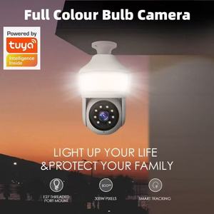 Sistema DE SEGURIDAD CCTV para el hogar de 3MP para interiores, cámara IP HD VR LED FishEye, Bombilla de 360 grados, cámara de visión nocturna IR, aplicación inteligente Tuya - Product Image 4