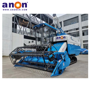 ANON Rubber Track Rice <strong>Paddy</strong> Combine Harvester Mini Combine Harvester for Rice and <strong>Wheat</strong> - Product Image 2
