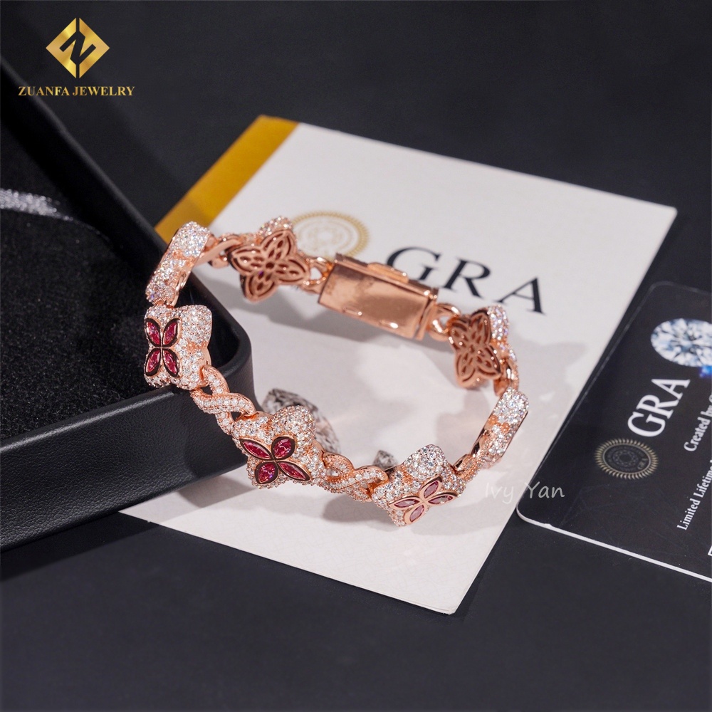 Rose Gold+pink marquise