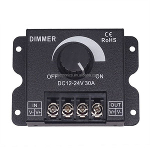 LED striscia di luce Dimmer 12v 24 v30a Dimmer Controller Led striscia di luce Pwm dimmerazione rotante interruttore Dimmer rotante per luci a Led - Product Image 1