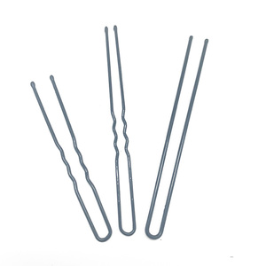 中国工厂廉价头发配件基本黑色金属头发发夹 - Product Image 3