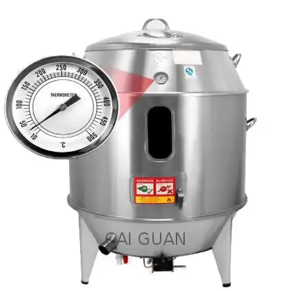 Profissional assado pato grill Gás Rotary Duck Roaster Frango Carne cortador Máquina de assar