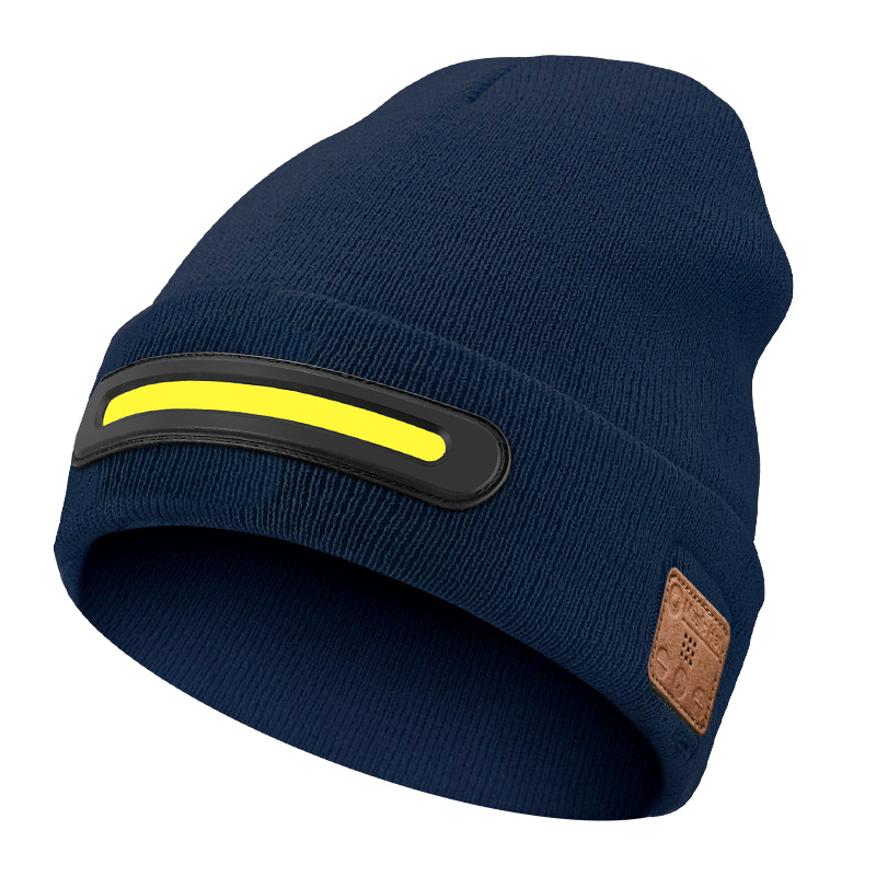Casquette Bluetooth M1-btd3-blanc-bleu marine