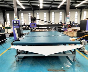 Jinan ACCTEK Günstige CNC Holz möbel Versch achtel ung CNC Fräser Produktions linie Automatisches Laden und Entladen ATC CNC Fräser 9kw Spindel - Product Image 2