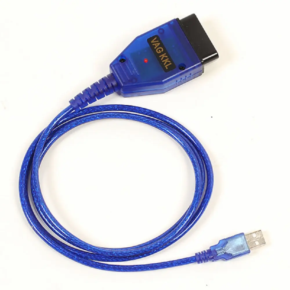 자동차 USB Vag-Com 인터페이스 케이블 KKL VAG-COM 409.1 OBD2 II OBD 진단 스캐너 자동 케이블 Aux USB Vag-Com 인터페이스 케이블 r25