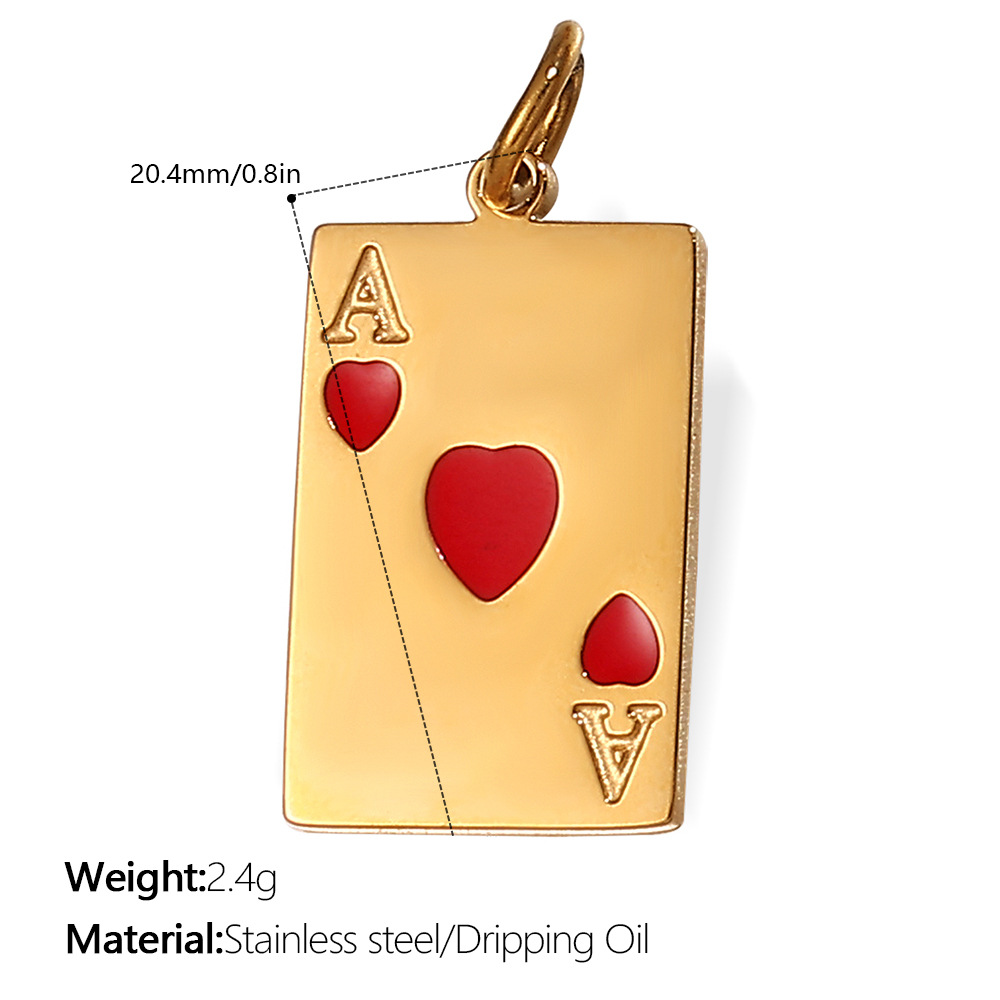 Pj512rdg red oil drop gold pendant