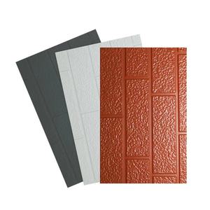 Kunden spezifisch geschnitzte 3D-Wand-PU-Paneelverkleidung Außen-Sandwich wand mit Aluminium-und Pir-Kern für den Bau von Metall dämm platten - Product Image 2