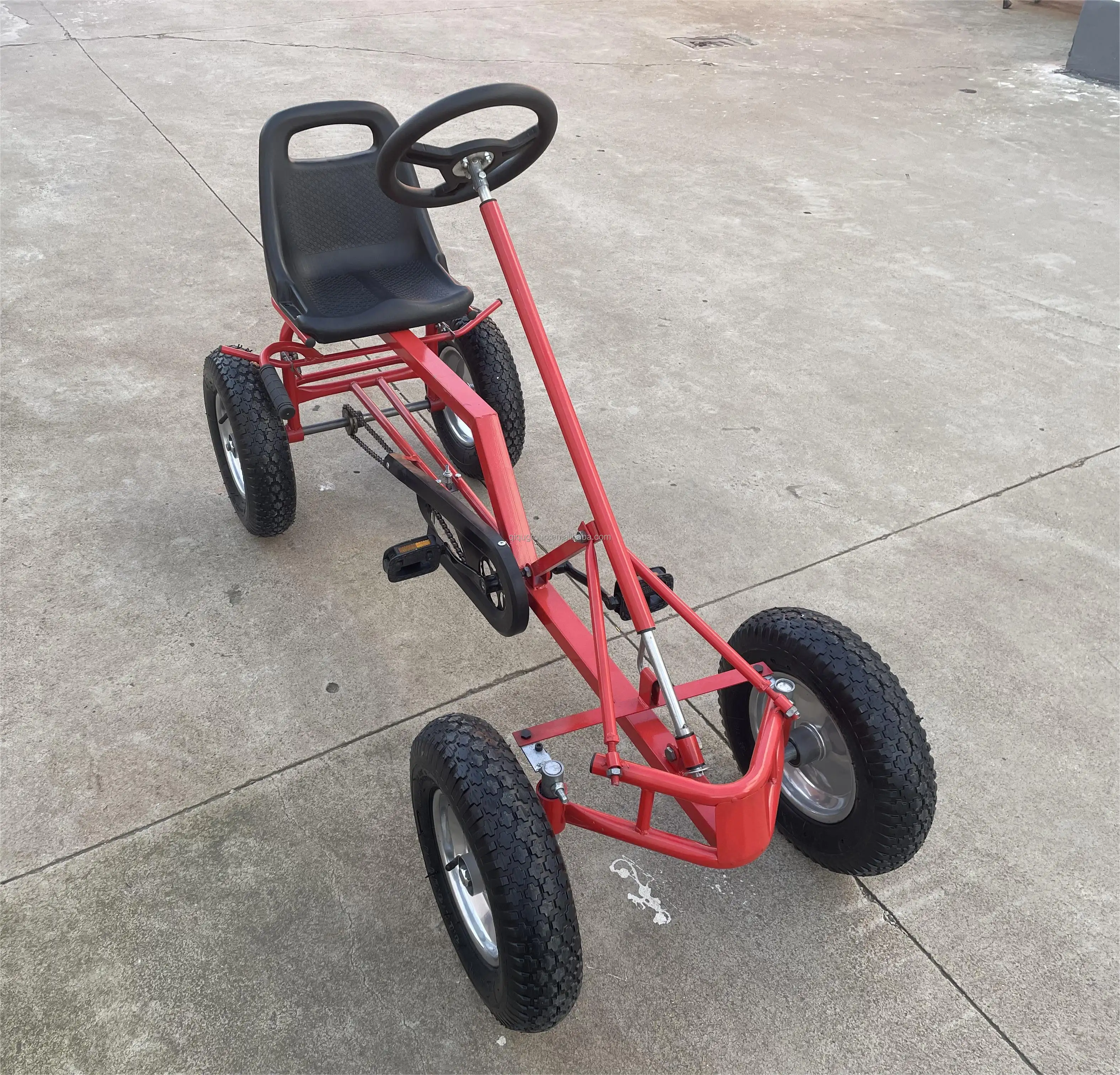 Entretenimento popular fornecedor profissional quatro rodas pesados vão karts quadro pedal carro para 3-12 idades crianças