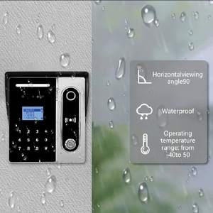 Alta definición impermeable Tuya Wifi cara biométrica Video intercomunicador unidad exterior de Audio bidireccional con unidad interior completamente táctil de 7 pulgadas - Product Image 4
