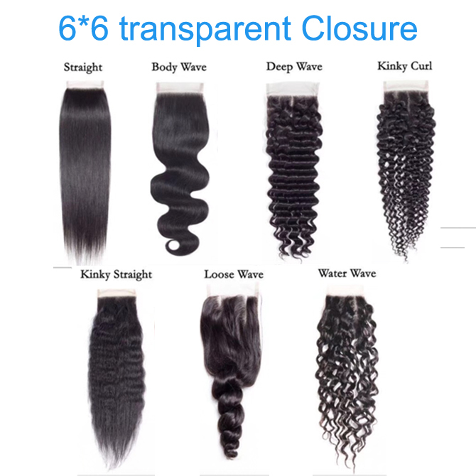 6*6 "fermeture transparente