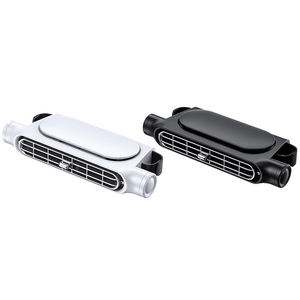 טורבינת רכב רוח גבוהה מושב USB גב מאוורר, 5v סוג-c תקע, שקע אוויר מתכוונן, התקנה קלה לקירור קיץ