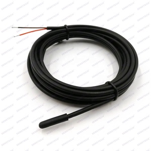 Sensor de temperatura impermeable 10K NTC con sonda de inyección TPE para HVAC - Product Image 1