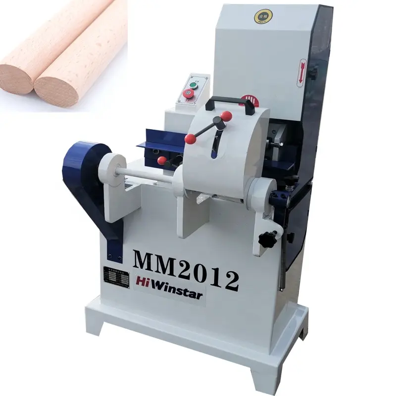 MM2012木製ほうきハンドル研磨機木製丸棒研磨機