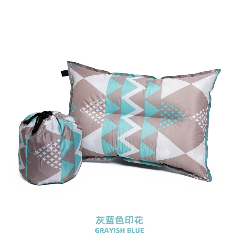 Estampado gris azul