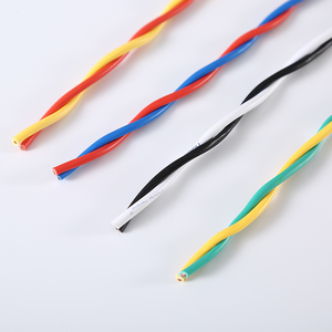 Renk ve uzunluk özelleştirme bükümlü çift esnek 300v RVS 2 çekirdek 0.5 0.75 1 1.5 2.5 Mm Pvc yalıtımlı bakır elektrik teli kablo - Product Image 3