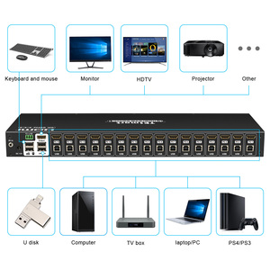TESmart-interruptor KVM con 16 puertos USB 2,0, 4k, 60hz, HDMI, compatible con 16 interruptores KVM de ordenador - Product Image 3
