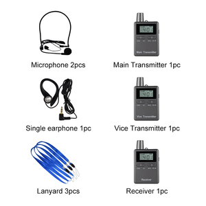 Sistema didattico Audio di Coaching Wireless con comunicazione bidirezionale ricca di età due persone possono contattare altri ricevitori - Product Image 5
