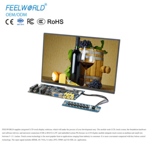 وحدة FEELWORLD بشاشة LCD تعمل باللمس TFT ، إدخال متعدد الواجهات ، سعر الجملة لـ ATM وكشك - Product Image 3