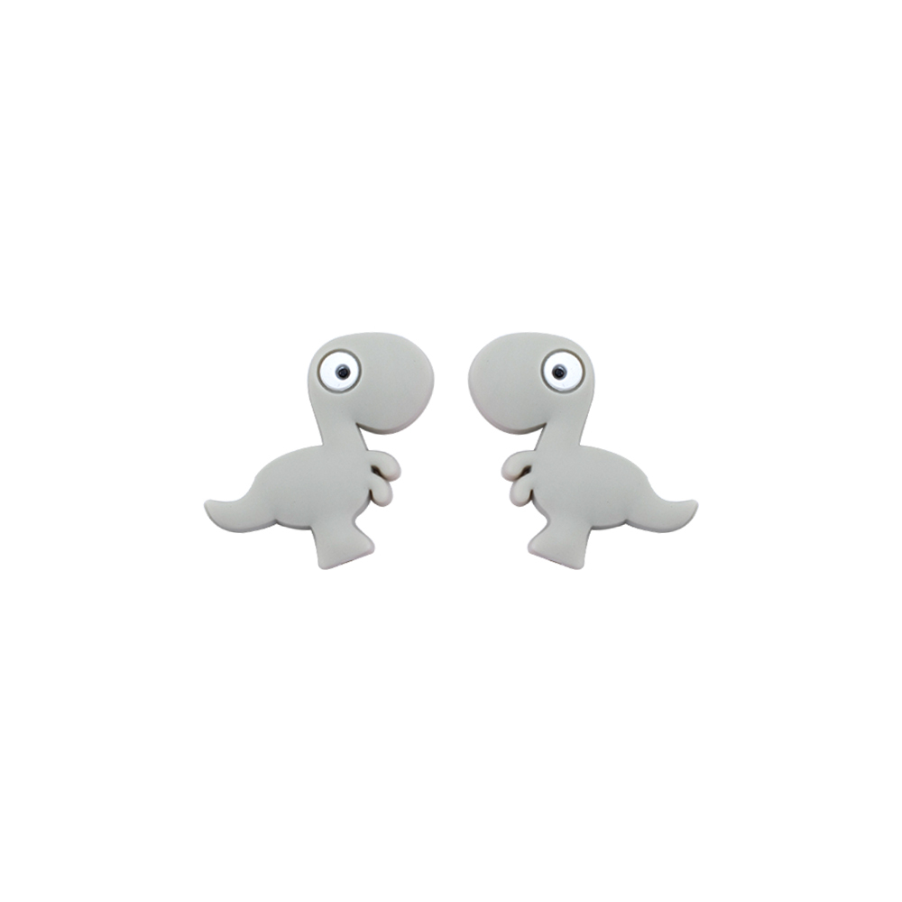 Perle Focale Dinosaure Gris SA32