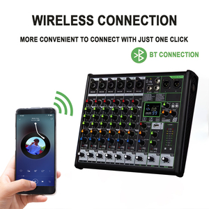 GAX-RX6 2024 yeni 6-channel USB ses ses kartları mikser fonksiyonu ile 48V BT fantezi güç küçük All-In-One makinesi - Product Image 5