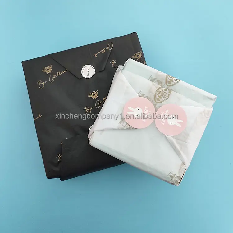 Logotipo impresso personalizado roupas embalagens papel embrulho rolo vintage coreano flor buquê papel embrulho