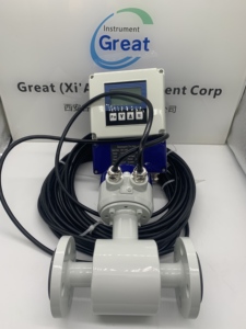0.5%/0.2% IP68 <strong>Remote</strong> Display GEF-1000R <strong>Remote</strong> Electromagnetic <strong>Flow</strong> <strong>Meter</strong> 4-20mA and <strong>Pulse</strong> <strong>Output</strong> - Product Image 3
