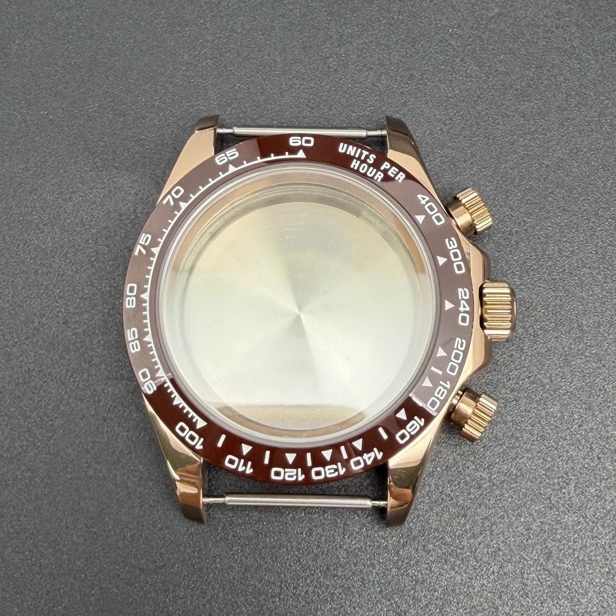 Rose Case Coffee Ceramic Bezel