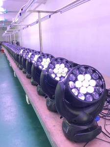 Stage Lighting Equipment 4 in <strong>1</strong> RGBW 19 <strong>X</strong> <strong>15w</strong> <strong>Led</strong> Moving Head with Circle Control Disco Lights for bar Night Club