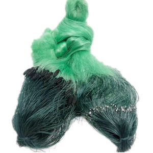 <strong>Multi</strong> Size Handmade 3 Layers Seine Trammel <strong>Net</strong> with PVC Rubber Float Bobbers Wrapped Rope Sinkers Fishing Gill <strong>Net</strong> - Product Image 1