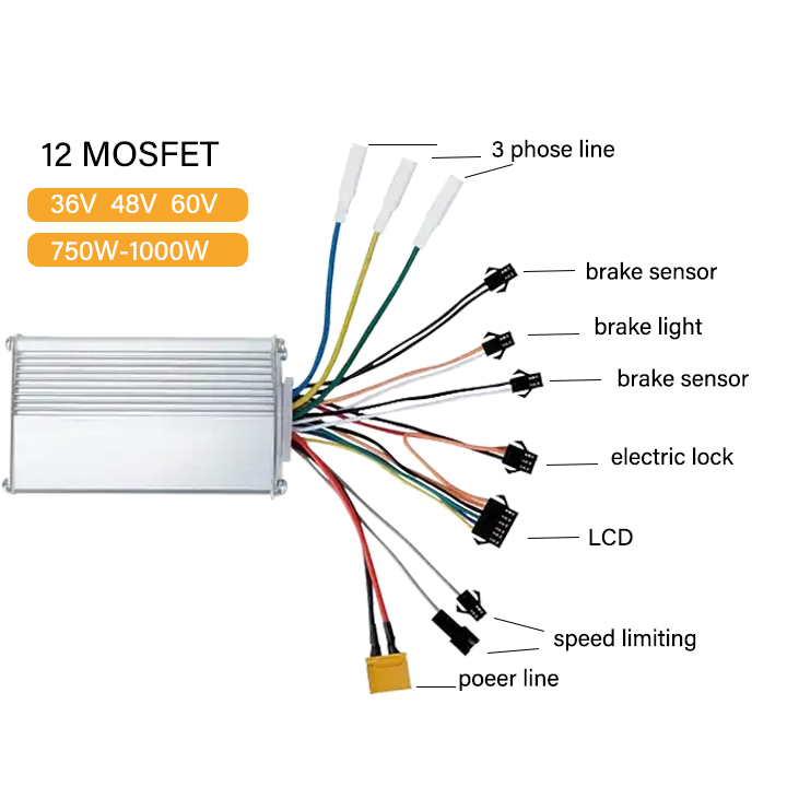 silver-12 mosfet controller ebike