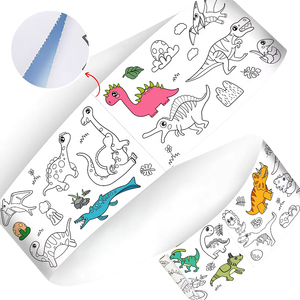 Mum boya ve karikatür etiket seti ile DIY çizim kitabı - Product Image 2