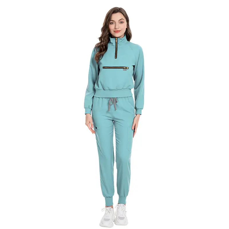 white nursing scrub suit designs for women chinese collar scrub suit designs marbled scrub suit