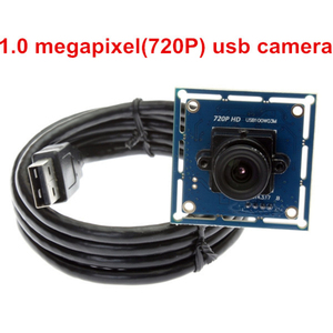 Câmera do ELP 1MP HD 720p mini USB com lente fixa para o ATM, quiosque, máquina de venda automática do foco 3.6mm