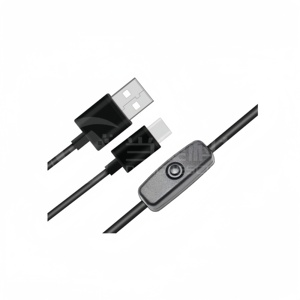 <strong>Raspberry</strong> <strong>Pi</strong> 4B <strong>Power</strong> Cable 5V3A <strong>Power</strong> Switch Cable USB Type-c Interface with Switch <strong>Power</strong> Cable - Product Image 3