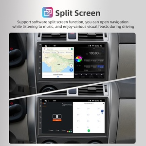 7168 1Din 7 pollici Android Auto per lettore DVD con WiFi autoradio GPS & BT portatile Video DSP & RGB funzioni - Product Image 3