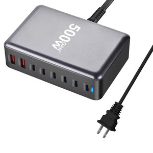 500W şarj USB C hızlı masaüstü 8-port USB tip C PD şarj 3.0 USB tip C hızlı şarj iPhone 16 15 için Samsung için - Product Image 6