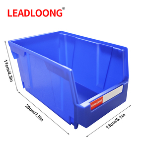 LEADLOONG V2 9 adet 8x5x 4in/20*13*11cm kompost plastik çekmeceli saklama dolabı Bin kutuları depo aracı organizasyonu için istiflenebilir - Product Image 2